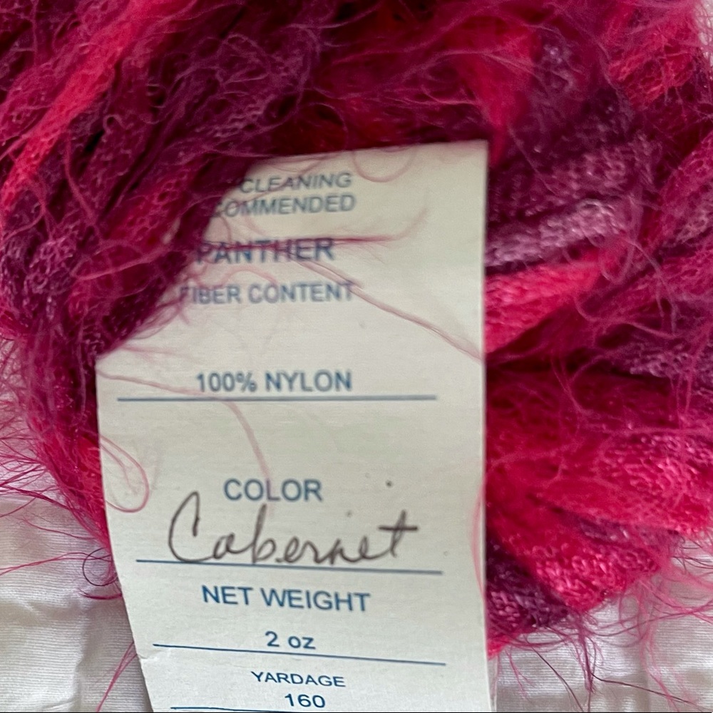 Prism Yarn Cabernet (Red Pink) Panther, 1 skein - Picture 5 of 5
